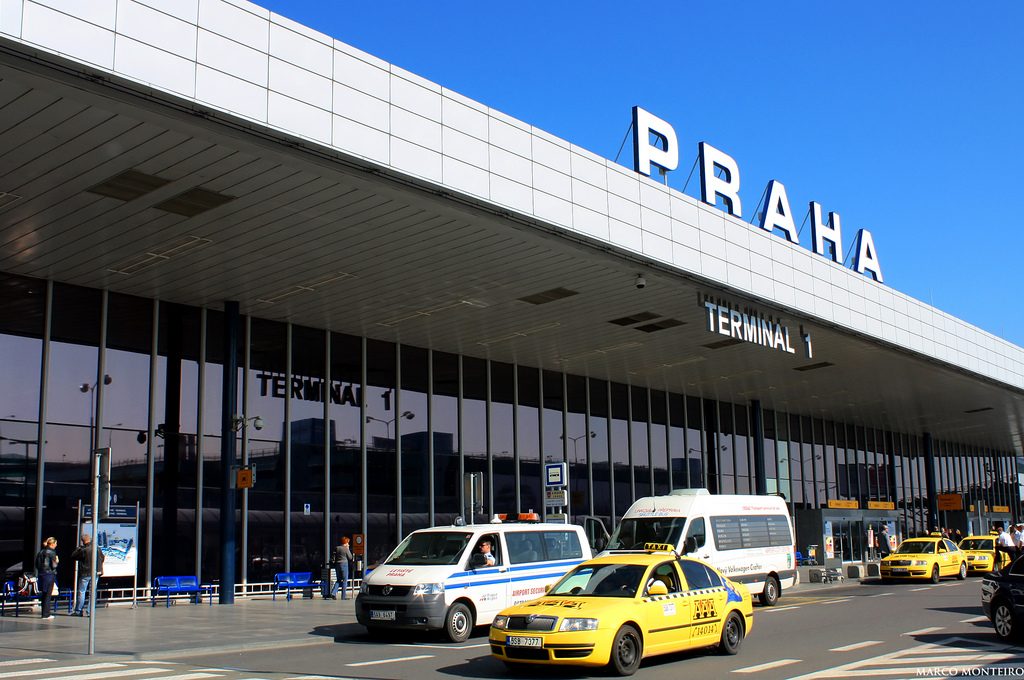 posizione aeroporto di praga